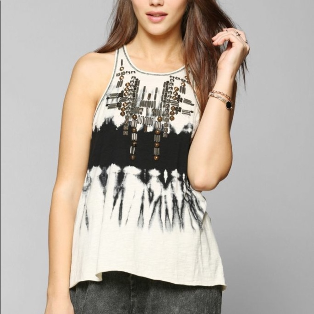 Urban Outfitters embellished tie dye tank - NWOT